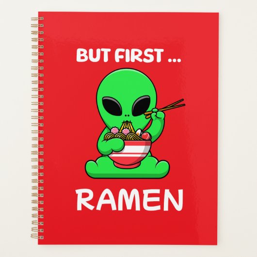 Maar eerst Ramen fun Alien Planner (Voorkant)