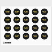 Maar eerst tequila grappig Cinco de Mayo Ronde Sticker (Vel)