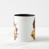 Maar eerst tequila retro  dame mok (Midden)