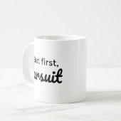 Maar eerst, vervolg koffie mok (Voorkant links)