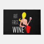 "Maar eerst, wijn" DIVA Deurmat (Voorkant)