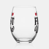 Maar eerst wijn stamloos glas (Links)