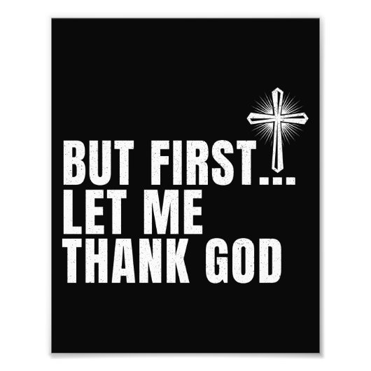 Maar eerst wil ik mijn dank betuigen foto afdruk (Voorkant)