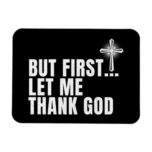 Maar eerst wil ik mijn dank betuigen magneet (Horizontaal)