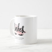 Maar eerst wimpers | Monogram wimpertechnicus Koffiemok (Voorkant links)