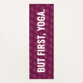 Maar eerst Yoga en Donuts Fun Modern Pattern Yoga Yogamat (Voorkant)