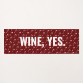 Maar eerst Yoga en Wine Fun Modern Pattern Yoga Yogamat (Achterkant (horizontaal))