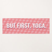 Maar eerst Yoga en Wine Fun Modern Pattern Yoga Yogamat (Voorkant (horizontaal))