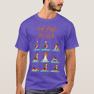 Maar eerst Yoga Funny Dog T-shirt