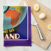 Maar eerst zie ik Ierland! Theedoek (Quarter Fold)