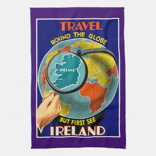 Maar eerst zie ik Ierland! Theedoek