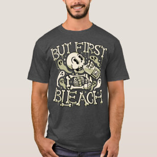 Maar eerste bleekskelet Drink maandag door Tobe T-shirt