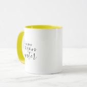 maar eerste citroenwater | mok citroenwater (Voorkant links)