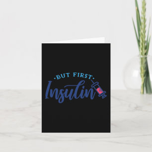Maar eerste insuline diabetes bewustzijn geschenk kaart