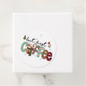 Maar eerste koffie-kerst bedankjes labels (In situ)