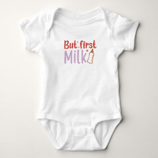 Maar Eerste Melk - Peuter/Baby Boy Kleding Bodysui Romper