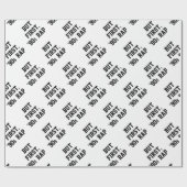 Maar eerste Rap Cadeaupapier (Vlak)