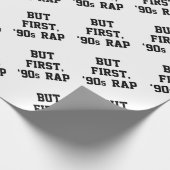 Maar eerste Rap Cadeaupapier (Hoek)