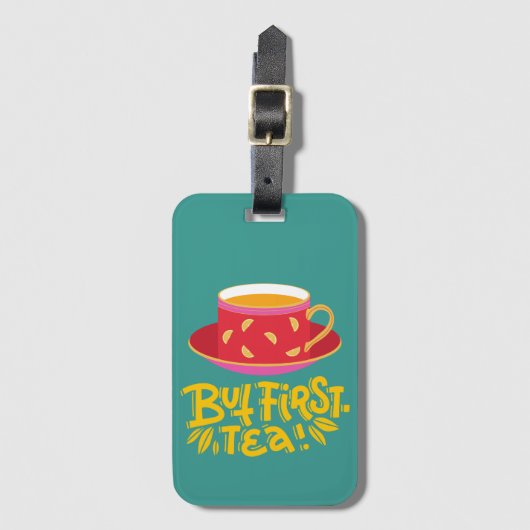 MAAR EERSTE TEA BAGAGELABEL (Voorkant (verticaal))