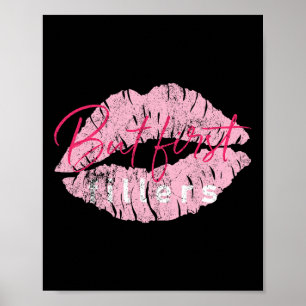 Maar eerste vulstoffen  Lip Injecties Nurse Inj Poster