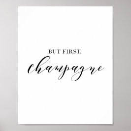 Maar First Champagne Poster