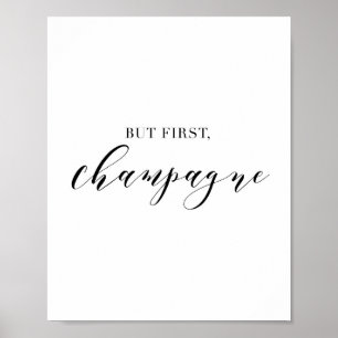 Maar First Champagne Poster
