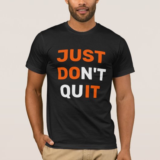 MAAR GEWOON NIET. T-SHIRT (Voorkant)