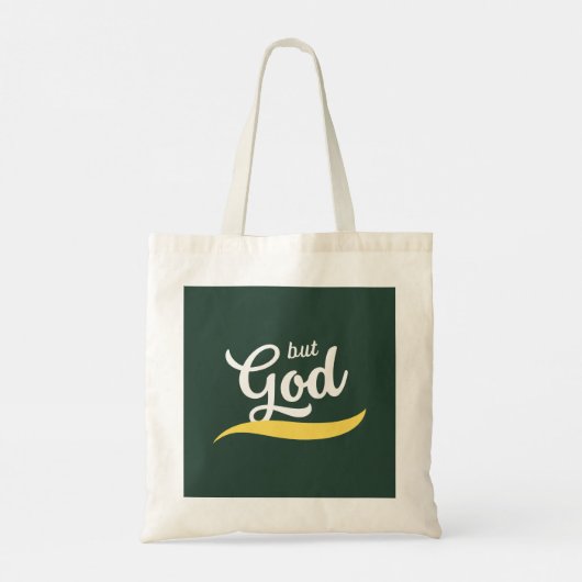 Maar God Christelijke Faith Shopping Tote Bag (Achterkant)