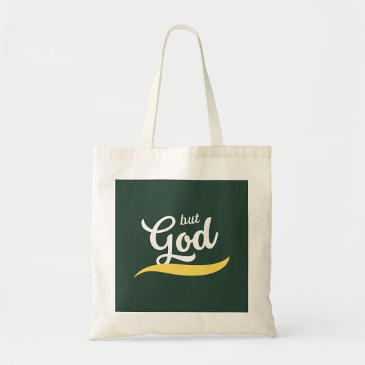 Maar God Christelijke Faith Shopping Tote Bag (Voorkant)