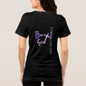 ''Maar God is Trouw" Tri-Blend Shirt (Achterkant)
