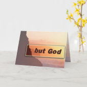 maar God Kaart (Gele Bloem)