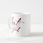 Maar God maakte de weg van het Motivatie citaat Koffiemok (Voorkant links)