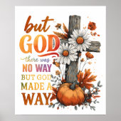 Maar God maakte een weg Poster (Voorkant)