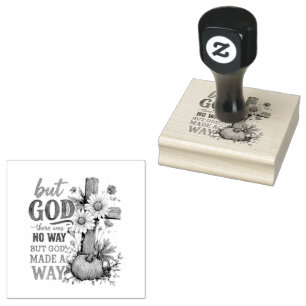 Maar God maakte een weg Rubberstempel