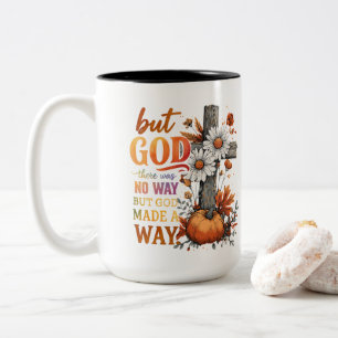 Maar God maakte een weg Tweekleurige Koffiemok