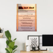 maar God Poster (Thuiskantoor)