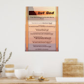 maar God Poster (Keuken)