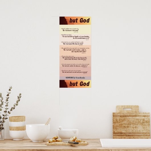Maar God Poster One (Keuken)