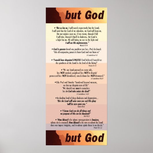maar God Poster Twee (Voorkant)