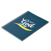 Maar God Retro Christelijk BijbelNotitieboek Notitieboek (Linkerzijde)