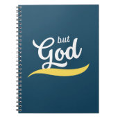 Maar God Retro Christelijk BijbelNotitieboek Notitieboek (Voorkant)