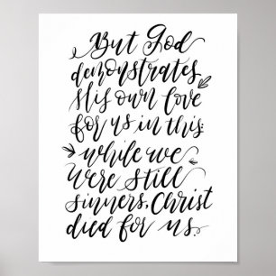 Maar God toont zijn eigen liefde Poster