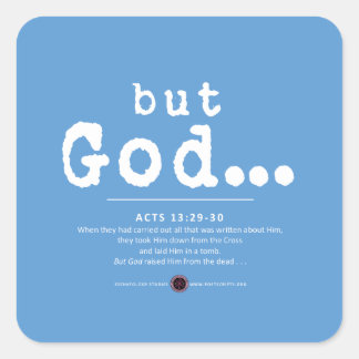 Maar God Vierkante Sticker