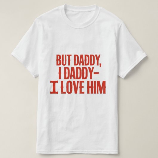 Maar grappige papa, ik hou van hem T-shirt (Design voorkant)