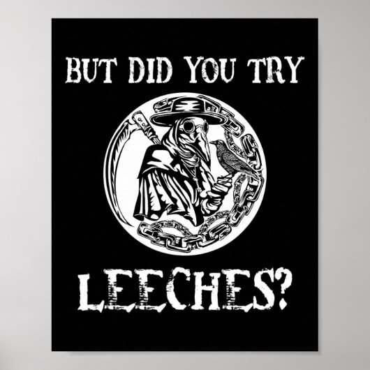 Maar heb je bloedzuigers pest arts middelbare leef poster (Voorkant)