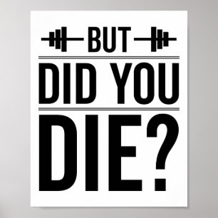 Maar heb je de grappige fitness van de fitness van poster