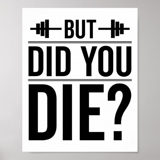 Maar heb je de grappige fitness van de fitness van poster (Voorkant)