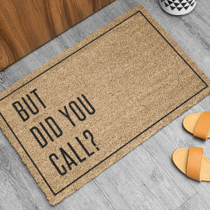 Maar heb je Doormat gebeld? Deurmat