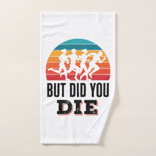 Maar heb je grappig met Marathon Runner gedaan? Handdoek