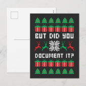 Maar Heb Je Het Gedocumenteerd Feestdagenkaart (Voorkant / Achterkant)